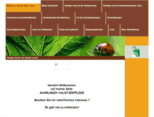 Tablet Screenshot of marburger-haustierpflege.de
